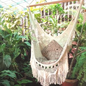 Silla Hamaca de Algodón - Parra Boho (Desmechada) - Hamanica