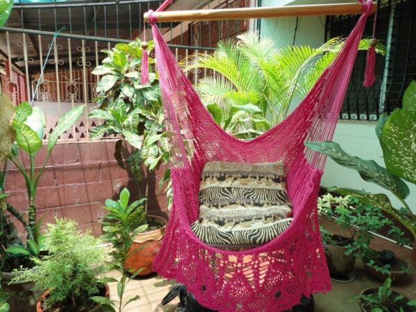 Silla Hamaca Artesanal de Algodón - Parra Presidencial (Campana) - Hamanica