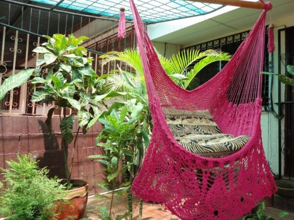 Silla Hamaca Artesanal de Algodón - Parra Presidencial (Campana) - Hamanica - Imagen 3