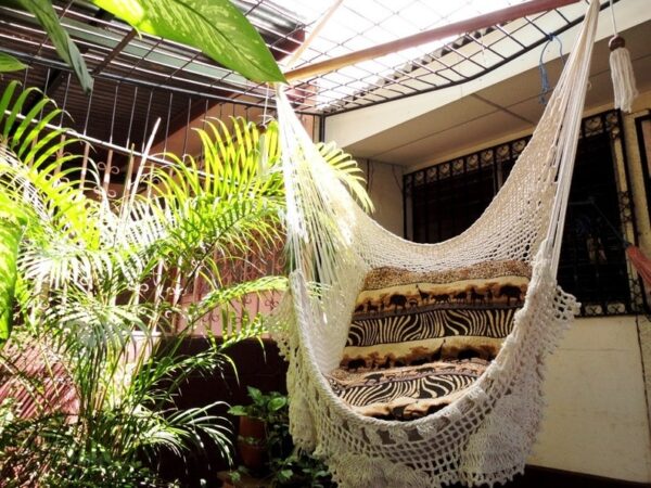 Silla Hamaca Artesanal de Algodón - Parra Sencilla - Hamanica - Imagen 4