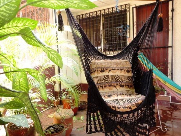 Silla Hamaca Artesanal de Algodón - Parra Triangular - Hamanica - Imagen 3