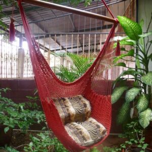 Silla Hamaca Artesanal de Algodón - Diseño Simple (Sin Parra) - Hamanica