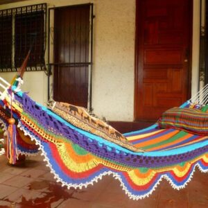 Hamaca Doble Multicolor - Parra Sencilla - Hamanica | 100% Algodón Artesanal