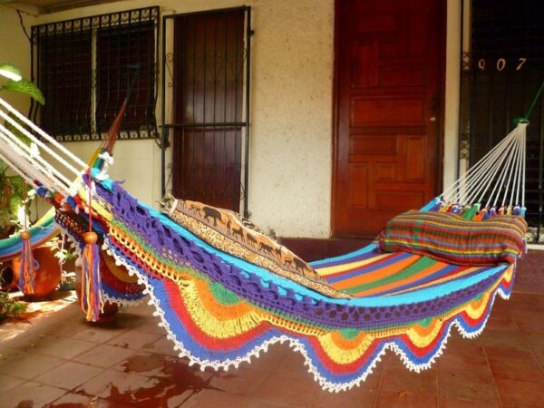 Hamaca Doble Multicolor - Parra Sencilla - Hamanica | 100% Algodón Artesanal