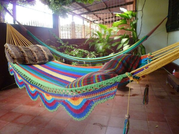 Hamaca Doble Multicolor - Parra Sencilla - Hamanica | 100% Algodón Artesanal